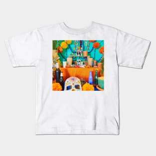 Day of the Dead Altar Kids T-Shirt